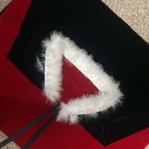 6 FT Premium Reversible Velvet Royal Cloak/Cape - Ostrich Feather Trim